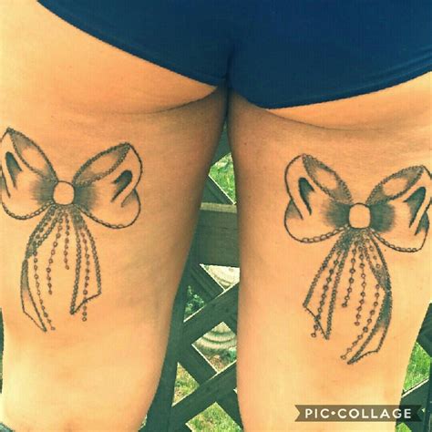 Update More Than 69 Bow Tattoo On Thigh Latest In Eteachers