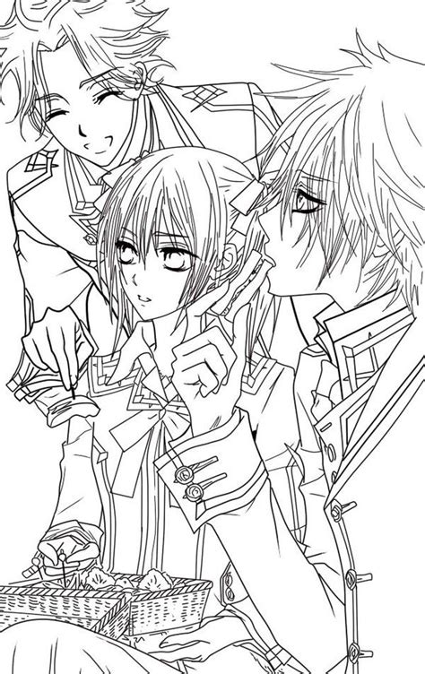 Vampire coloring pages for adults. Vampire Knight Coloring Pages at GetColorings.com | Free ...