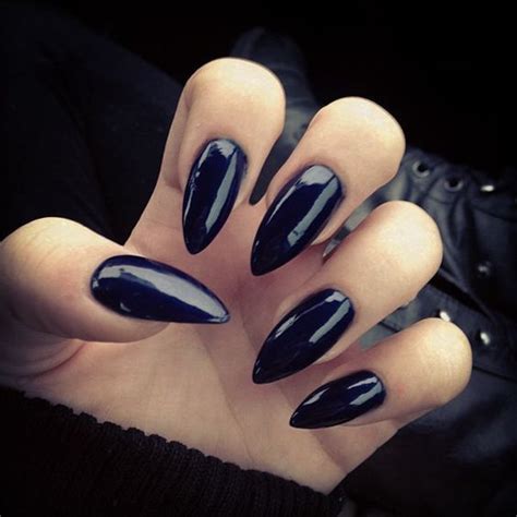 black stiletto nails black stiletto nails pointy nails prom nails cute nails black stilettos