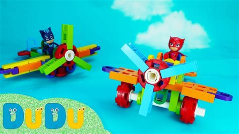 Building Blocks For Children Make Airplanes For Pj Masks Dudu Kids