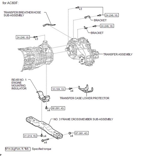 Toyota Tacoma 2015 2018 Service Manual Components Transfer Assembly