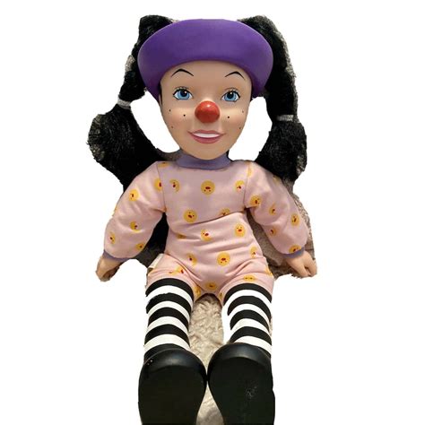 loonette clown playmates toys big comfy couch molly plush etsy