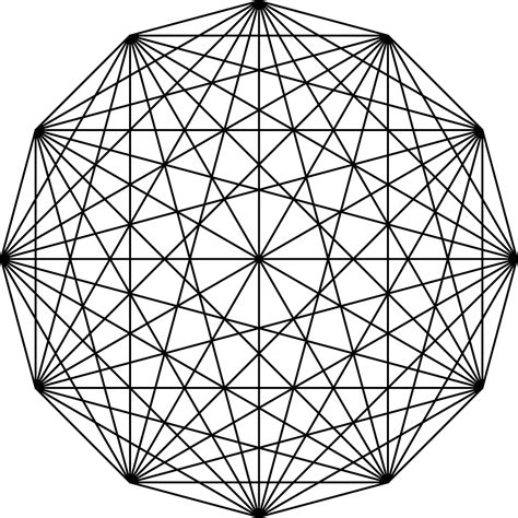 Geometry Hexagons Lines Mesh Png Picpng
