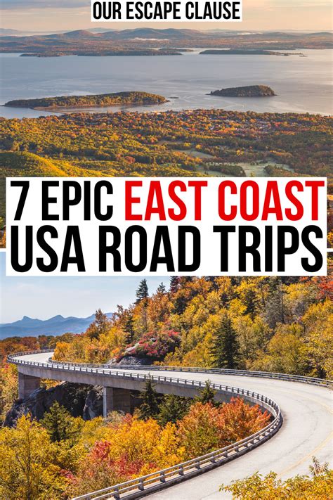 7 Epic East Coast Usa Road Trip Routes Our Escape Clause Road Trip