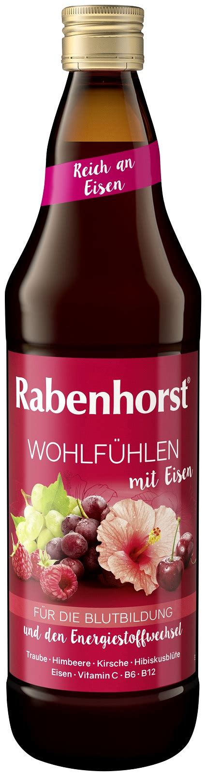 Rabenhorst Wohlfühlen Mit Eisen 6er Pack 6 X 700 Ml Naturalteam Schön Gesund