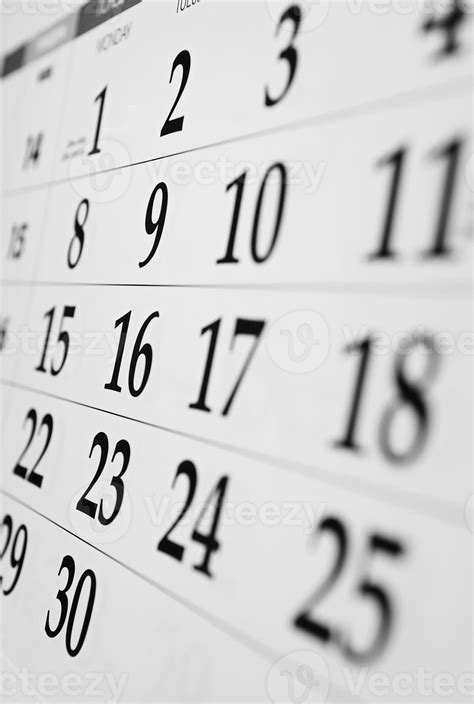 Calendar With Dates 905473 Stock Photo At Vecteezy