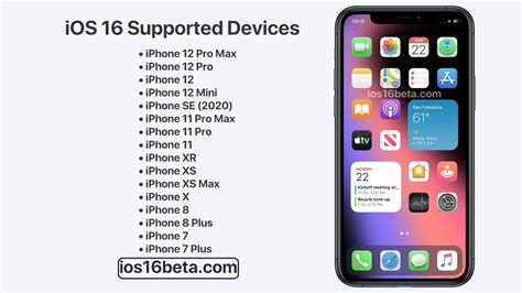 Ios 16 Supported Devices Ios 16 Beta Download