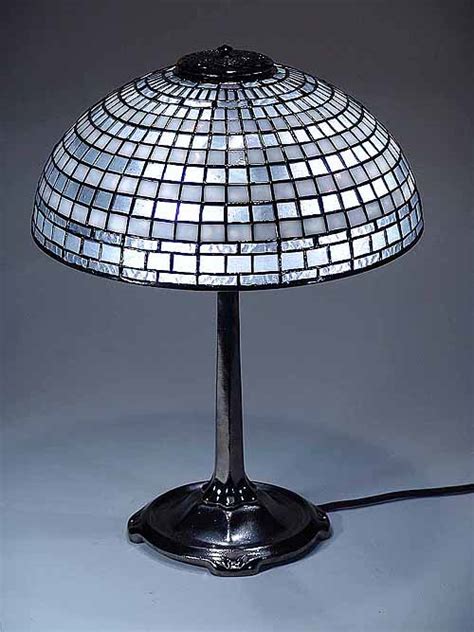 16 Geometric Tiffany Lamp Nickel Vulcano Grey Tco 2 Design Of Dr