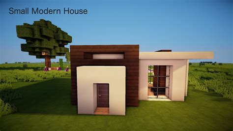 How to build a small modern house tutorial (#21) in this minecraft build tutorial i show you how to make a small and. Minecraft: Modern House #17 HD - YouTube