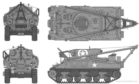 Tank M32b1 Arv Drawings Dimensions Figures Download Drawings