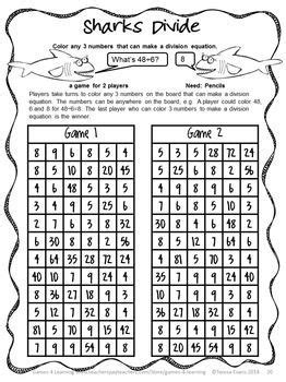Multiplication is one of the basic building blocks in math, so it's important to start growing this skill early. Best printable multiplication games for 3rd grade ...