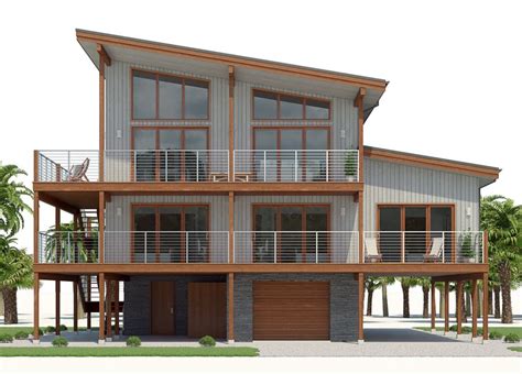 So here are some updated pictures. click here for the little house plans kit that hal used for his plans. Elevated house plans, Stilt house plans, Contemporary ...