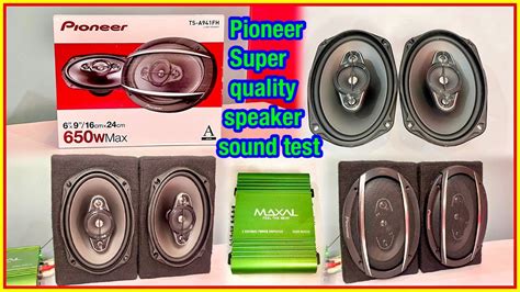 Pioneer 6x9 Speakers Bass Test Oval Speakers Pioneer Car Speakers