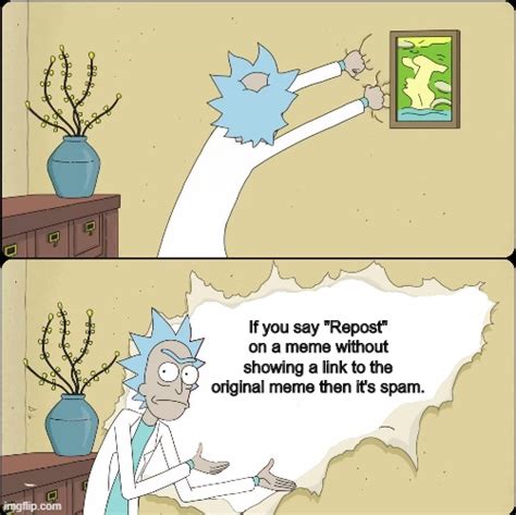 rick and morty blank template imgflip