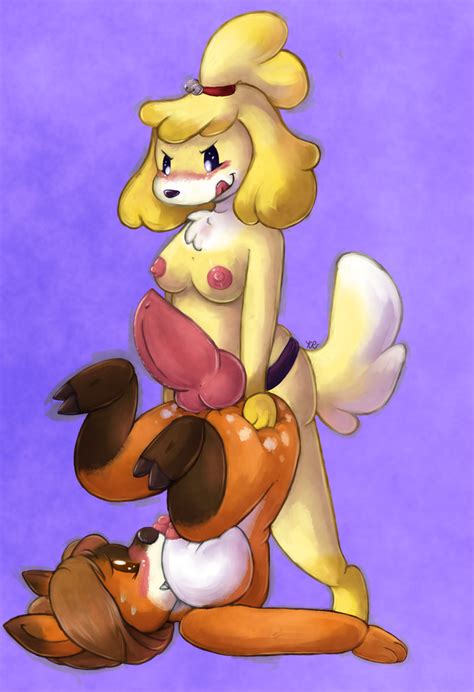 Rule 34 Animal Crossing Anthro Ass Big Breasts Blush Breasts Canine