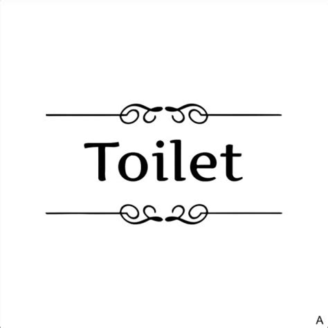 Jual Stiker Pintu Toilet Cutting Stiker Toilet Bathroom Tulisan Toilet Jakarta Selatan