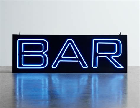 kemp london bar blue neon kemp london bespoke neon signs prop hire large format printing