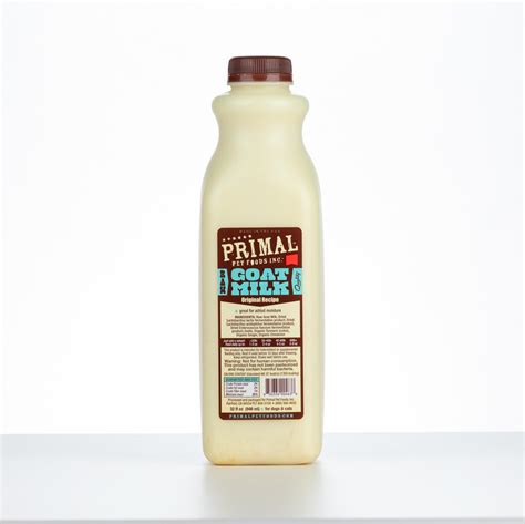 Primal Raw Frozen Goat Milk For Dogs And Cats 32 Oz Global Pet Foods Pei