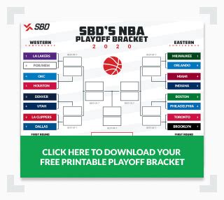 Relive all the action from the lakers' dominant game 6 victory that saw. Printable 2020 NBA Playoffs Bracket - Fill Out Your Picks ...