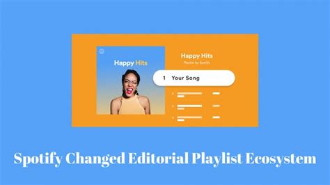Spotify Changed Editorial Playlist Ecosystem Spotify Playlist Editorial