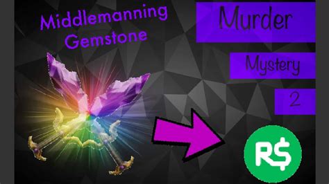 Gemstone is a godly knife that was released with the season 1 update. MM2 Middleman Ep.9 // Gemstone for 100 Robux - YouTube