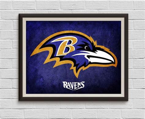 Baltimore Ravens Art Print Baltimore Ravens Poster Baltimore Ravens