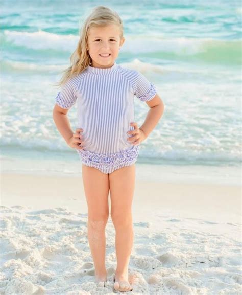 Two Piece Rash Guard Swimsuit Monogram Rash Guard Girls Rash Guard