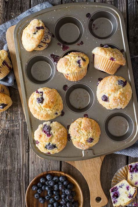 Learn how to make buttermilk with just two ingredients. Best Ever Buttermilk Blueberry Muffins - Lovely Little Kitchen