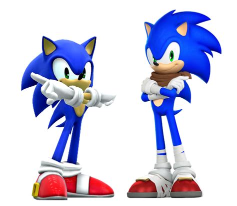 Sonic The Hedgehog Original And Boom By Banjo2015 On Deviantart