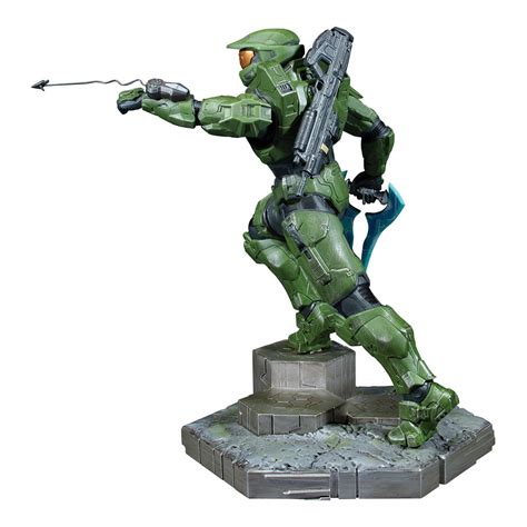 Halo Infinite Master Chief With Grappleshot 10 Inch Statue