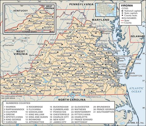 My Blog Map Of Virginia