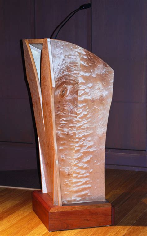 Custom Modern Pulpits Podiums And Stands Natural Furniture