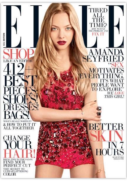 Amanda Seyfried Talks Sex On The Cover Of Elle Magazine