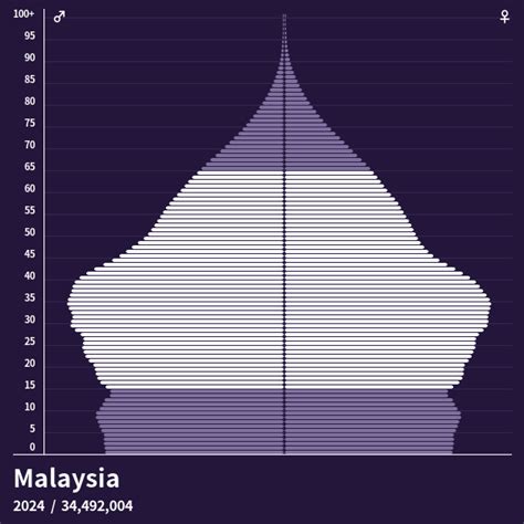 Population Pyramid Of Malaysia At 2024 Population Pyramids