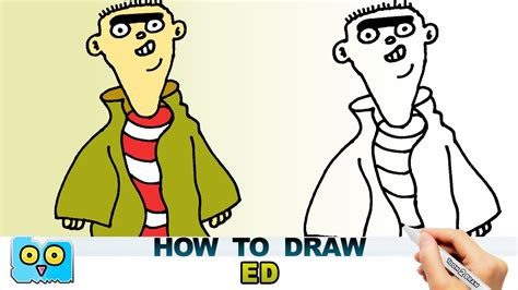 How To Draw Ed From Ed Edd N Eddy Youtube