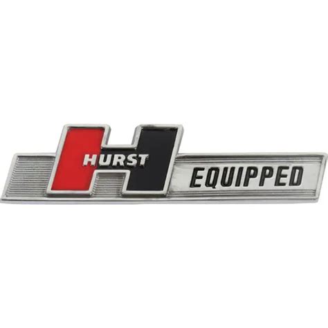 Hurst Equipped Emblem Abs Plastic