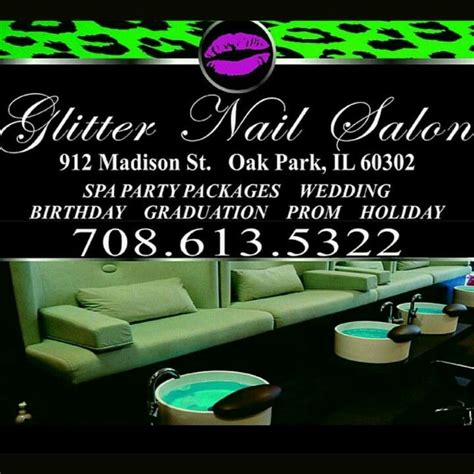 J & t spa offers massage in oak park, il for $70 per hour. Glitter Nail Salon 912 MADISON OAK PARK IL 60302 708-613 ...