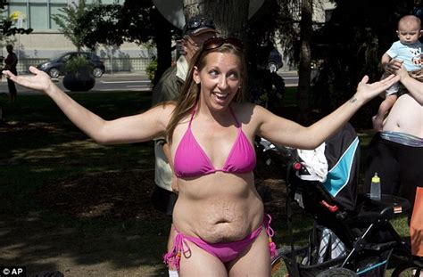 Bikini Clad Women Rally To Support Tanis Jex Blake Who Was Fat Shamed