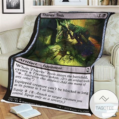 Afr 122 Thieves Tools Magic The Gathering Mtg Blanket Tagotee