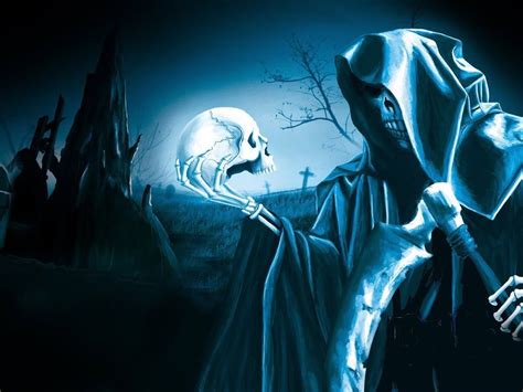 Halloween Grim Reaper Wallpapers Wallpaper Cave