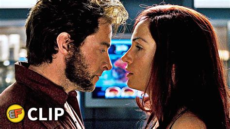 Wolverine And Jean Grey Kissing Scene X Men The Last Stand 2006