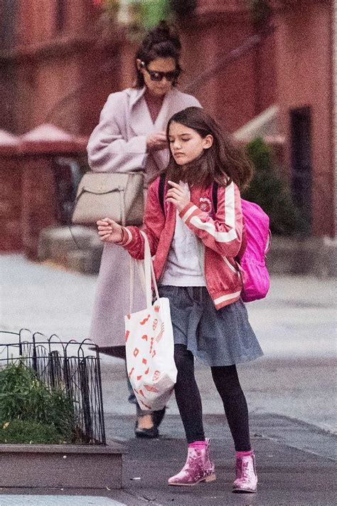 Katie Holmes And Daughter Suri Cruise Seen Out And About In New York