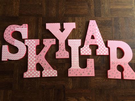 Diy Baby Girl Letters Wooden Letter Painting Ideas Painting Wooden