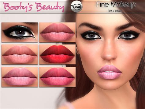 Second Life Marketplace Bootys Beauty Catwa Makeup ~ Fine Add