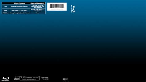 Blu Ray Cover Template