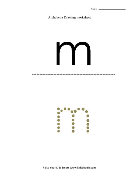 Tracing Letter M Clipart Best