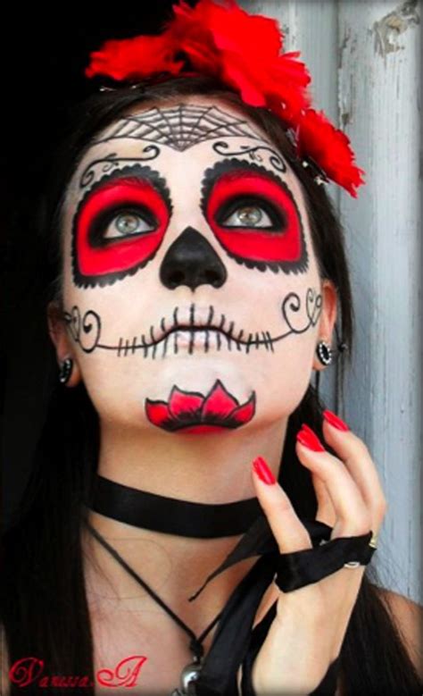 By Vanessa A Rainbow Makeup Mexican Skull Candy Skull Makeup