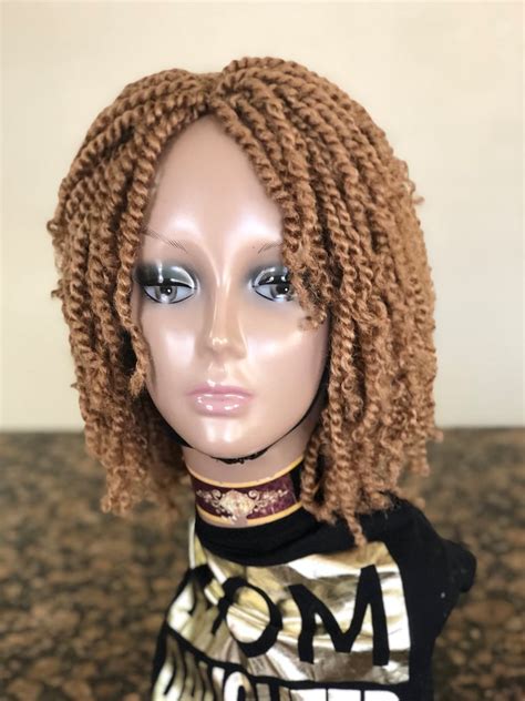 Hand Made Fully Braided Double Twist Wig Neatly And Tightly Etsy