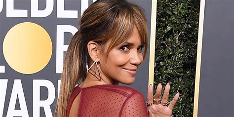Halle Berry Shows Off A Back Tattoo Going All The Way Up Her Spine