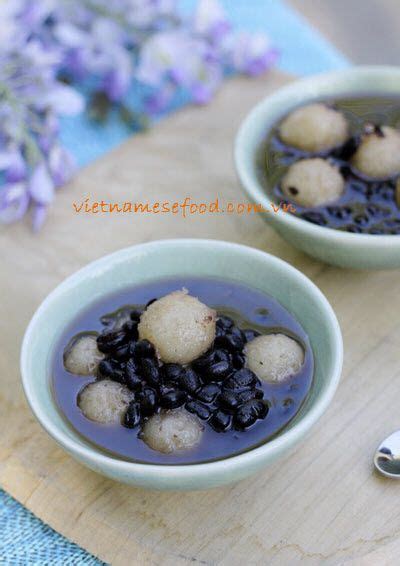 Black Bean Sweet Soup With Cassava Recipe Chè Đậu Đen Củ Sắn